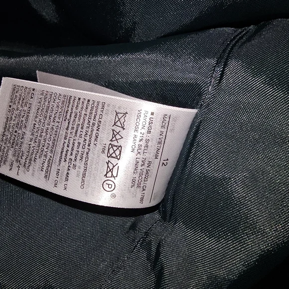 Banana Republic Green Velvet Blazer - Alyse Relaxed Velvet Blazer - Size 12 - Picture 10 of 10